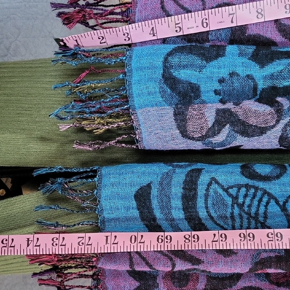 Colorful Patterned Scarf - Picture 2 of 5